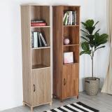 《Homelike》帕卡單門高書櫃(二色) 置物櫃 收納櫃 原木色