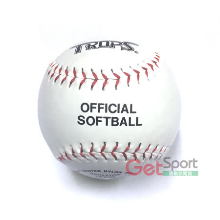 TROPS軟木硬式縫線壘球(比賽用)(慢速壘球/快速壘球/棒壘/softball/台灣製造)
