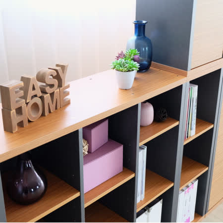 【EASY HOME】六格開放式加厚收納書櫃