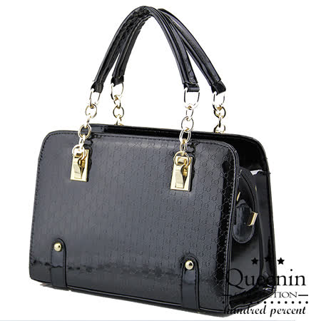 DF Queenin
典雅印花漆皮鏈帶仕包