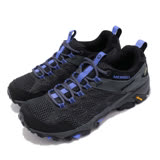 Merrell 戶外鞋 Moab FST 2 GTX 黑 藍 女鞋 登山鞋 ML77426 US6=23CM