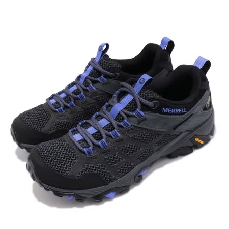 Merrell 戶外鞋 Moab FST 2 GTX 黑 藍 女鞋 登山鞋 ML77426