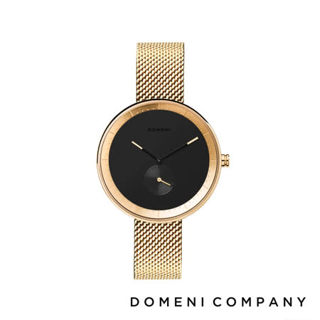 DOMENI COMPANY
不鏽鋼單眼黑錶盤米蘭錶