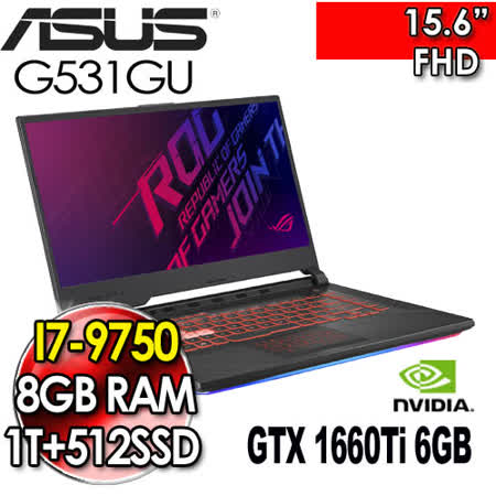 ASUS ROG電競/9代i7
雙碟/GTX1660Ti筆電
