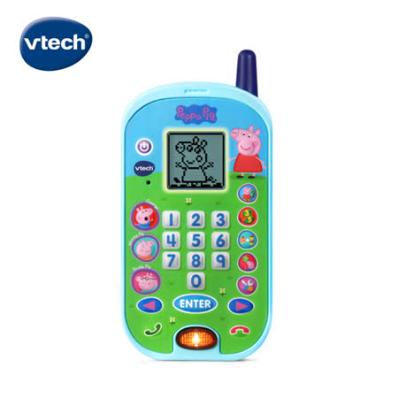 【Vtech】粉紅豬小妹-智慧學習互動小手機