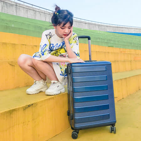 奧莉薇閣 24吋行李箱 PC硬殼旅行箱 幻彩鋼琴系列