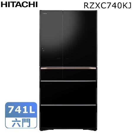 【24期無息分期】HITACHI日立741公升日本原裝智能遠端遙控六門冰箱RZXC740KJ*原廠禮