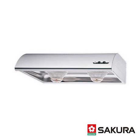 【櫻花】R-3012XL 烤漆白色單層式除油煙機(90CM)(含全省基本安裝)