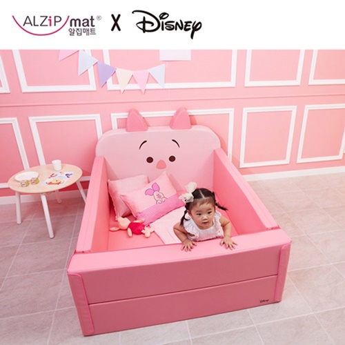 韓國 ALZiPmat & DISNEY 迪士尼 輕傢俬系列 多功能圍欄地墊/沙發床-小豬