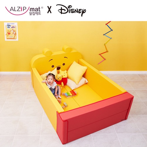 韓國 ALZiPmat & DISNEY 迪士尼 輕傢俬系列 多功能圍欄地墊/沙發床-維尼
