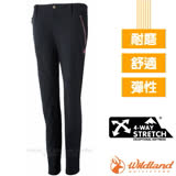 【荒野 WildLand】女新款 RE 四向高彈性耐磨透氣輕保暖機能長褲(3D立體剪裁/合身版型)/0A52361 松葉灰 V L