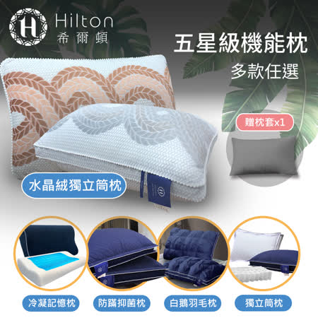 希爾頓-五星級
獨立筒枕/抑菌枕