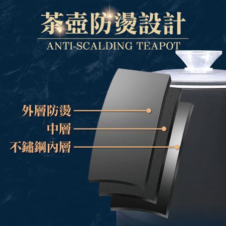 【真功夫】全自動泡茶機K58 單爐防燙不銹鋼款(快煮壺 燉煮壺 烹煮壺)