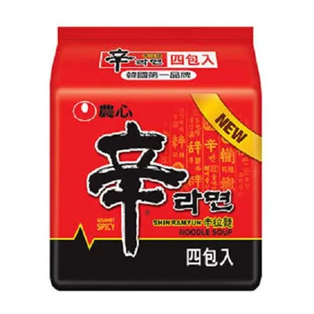 【農心】辛拉麵 120g*4入