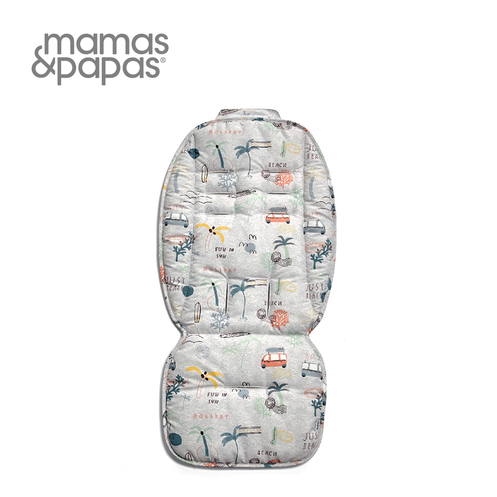 【Mamas & Papas】通用雙面推車座墊-邁阿密海灘