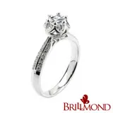 【BRILLMOND JEWELR】GIA 30分D/VVS1鉑金王者之冠鑽戒(D/VVS1 3EX PT950鉑金台)