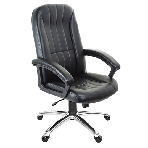 GXG 高背皮面 電腦椅 (鋁合金腳座/防刮輪) 型號1009LU (客約)