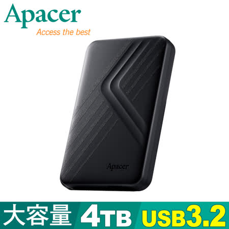 Apacer AC236 
4TB 行動硬碟
