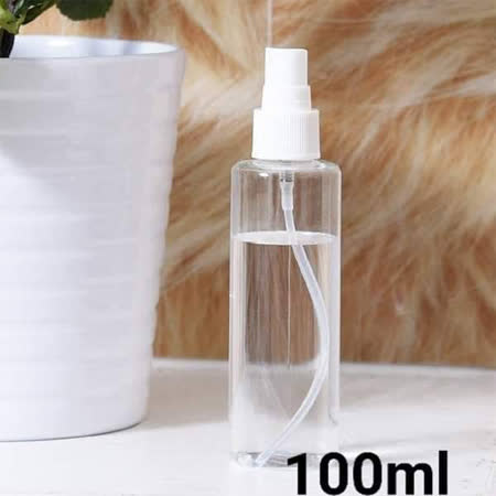 10瓶一組 100ml透明噴霧瓶 噴頭與瓶身需自行組裝 分裝瓶空瓶 Friday購物