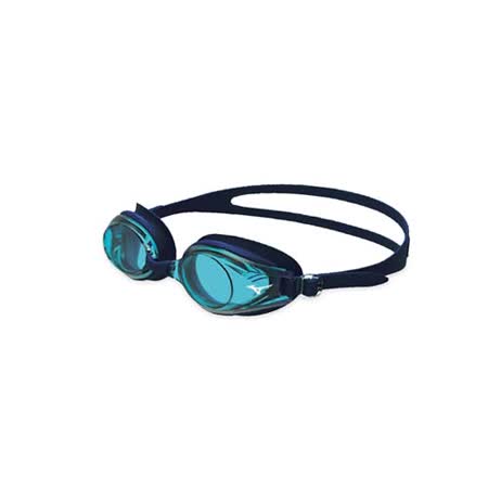 MIZUNO SWIM 日製-健康型墊片泳鏡-蛙鏡 游泳 海邊 美津濃 水藍黑 F