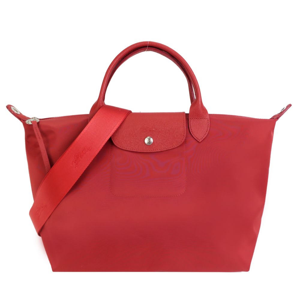 LONGCHAMP
厚尼龍奔馬寬背帶兩用包