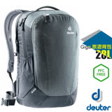 【德國 Deuter】Giga 28L 旅遊後背包.後背筆電腦包 (肩帶可調整_腰帶可拆)_3821020 灰/黑