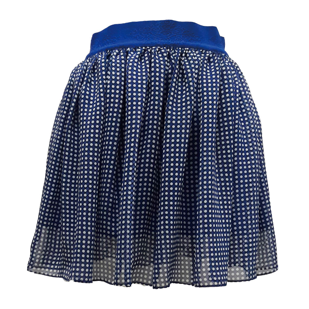 【PANGCHI 龐吉】圓點印花雪紡紗短褲裙(1815009-35F)