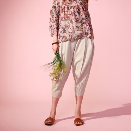 PANGCHI 龐吉 香草美人率性休閒哈倫褲