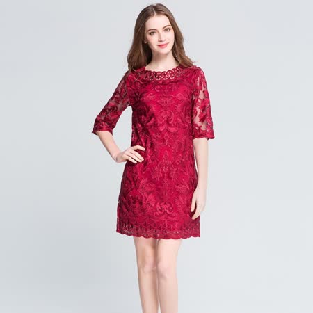 Olivia奧莉精品
氣質典雅蕾絲洋裝