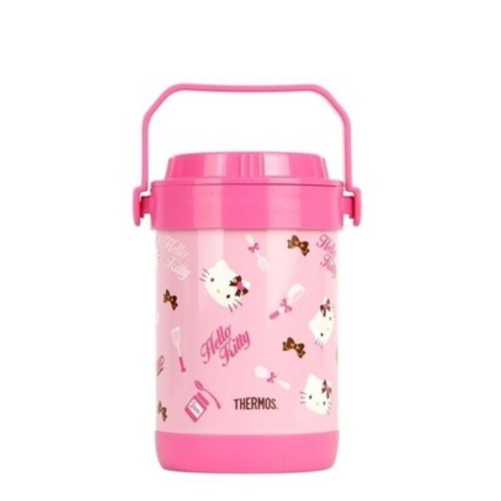 【THERMOS膳魔師】HelloKitty不鏽鋼1.5L真空燜燒鍋保溫杯 RPF-20-PK