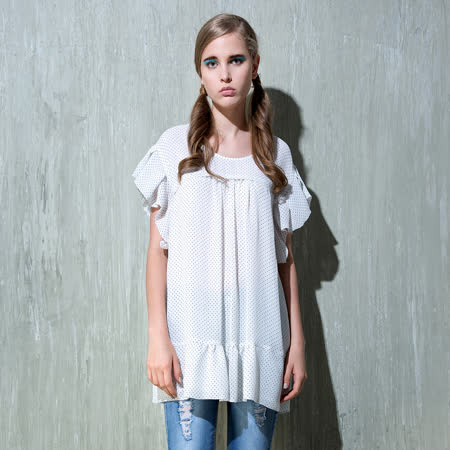 【Plombiere 女匠】
復古波卡圓點長版背心