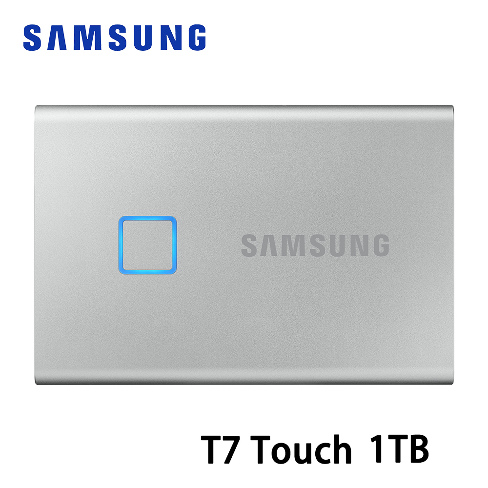 三星 T7 TOUCH SSD 口袋迷你外接式固態硬碟 銀 1TB MU-PC1T0S/WW