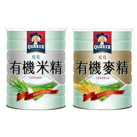 桂格 QUAKER 米精/麥精500g (兩罐入)