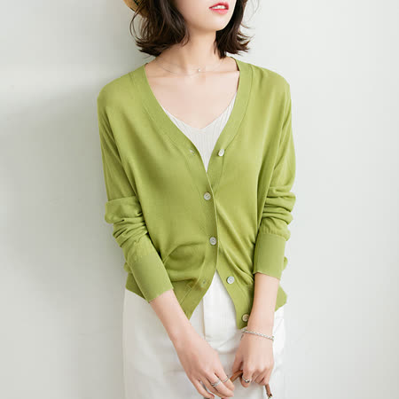 【nata】知性排扣針織罩衫
（共六色）M-XL