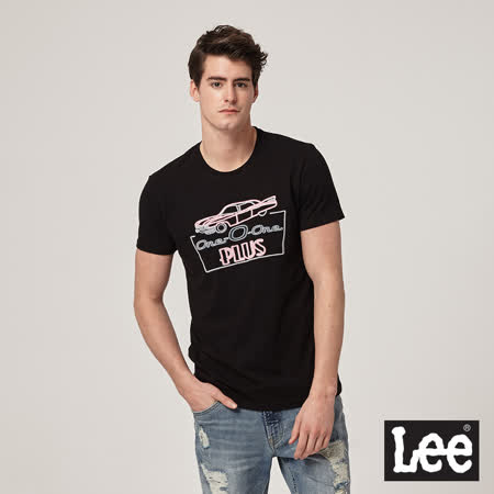 Lee 
霓虹跑車圖案短袖T