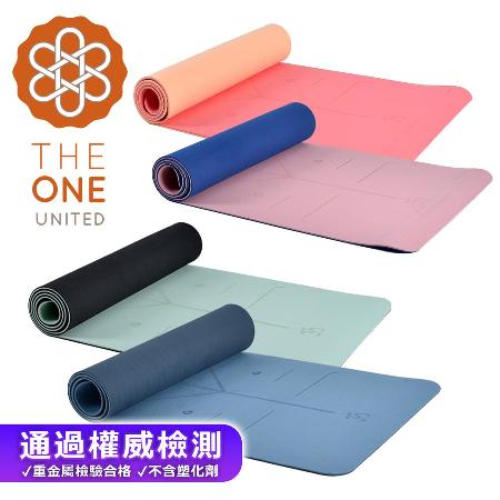 【The One】環保TPE
正位線雙色瑜珈墊 6mm
