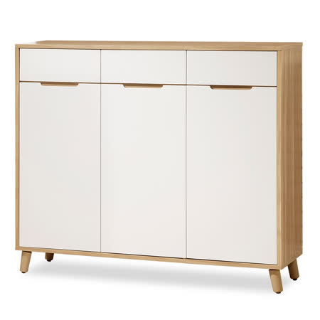 肯詩特
烤白雙色4尺鞋櫃