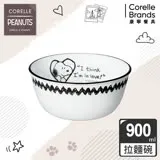 【美國康寧 CORELLE】SNOOPY 史努比復刻黑白 900ml拉麵碗