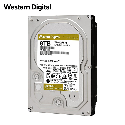 WD 金標 8TB 3.5吋 企業級硬碟 (WD8004FRYZ)