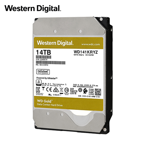 WD 金標 14TB 3.5吋 企業級硬碟 (WD141KRYZ)