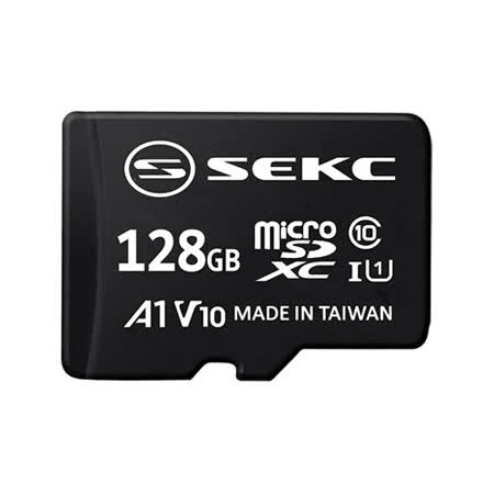 SEKC MicroSD UHS-I A1 V10 記憶卡+轉卡-128G