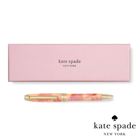 Kate Spade 馥郁花蕾精裝圓珠筆禮盒 Falling Flower