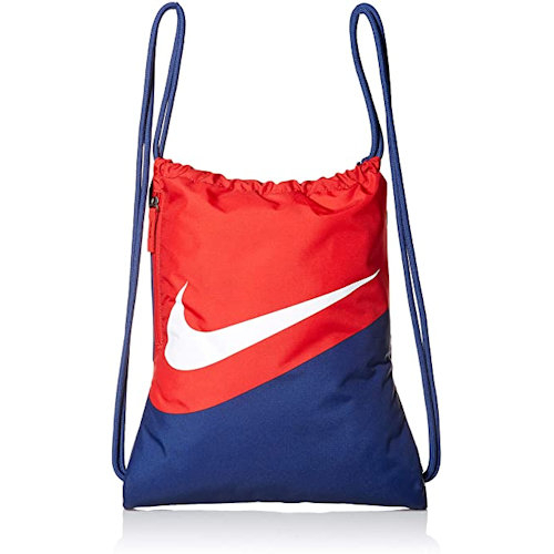 【Nike】2020時尚健身紅藍雙色塊束口後背包【預購】