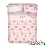 【Arnold Palmer雨傘牌】玫瑰濃情-60紗精梳棉床包被套雙人四件組