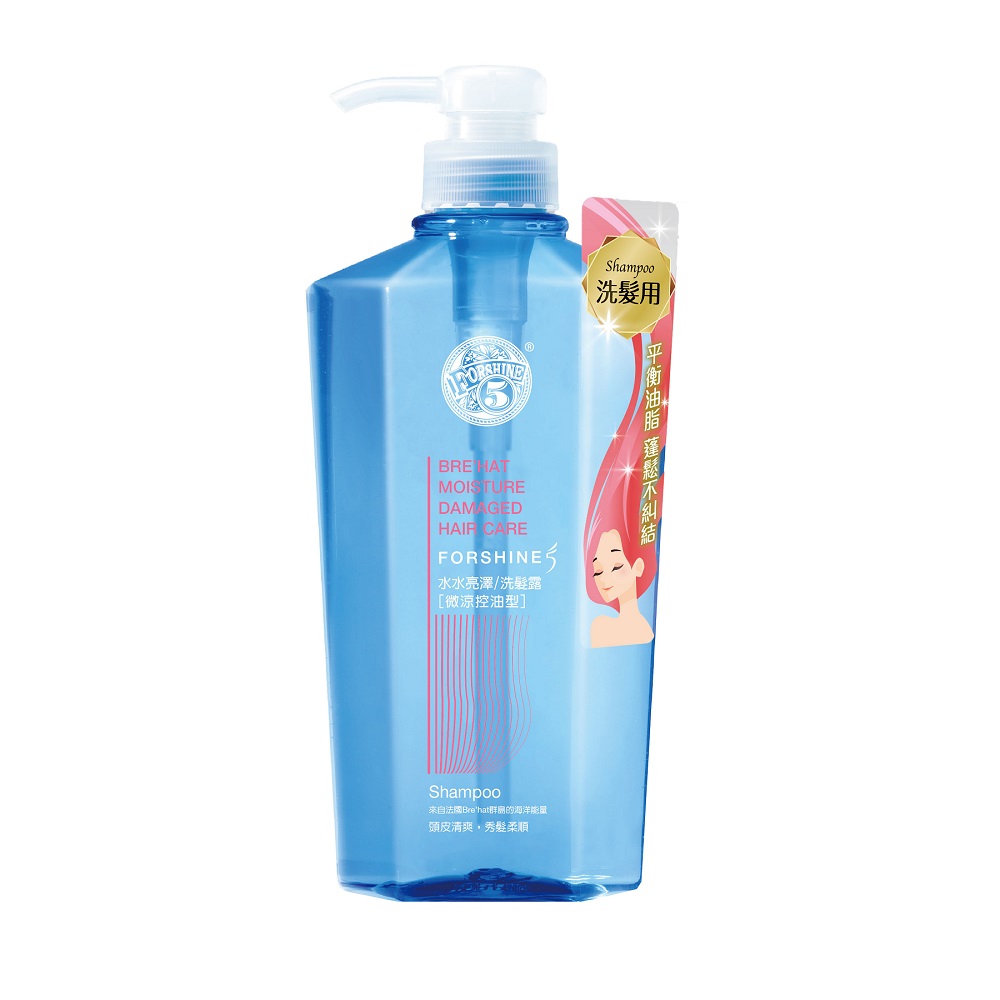 【芙夏妮】水水亮澤 洗髮露-微涼控油型 550ml