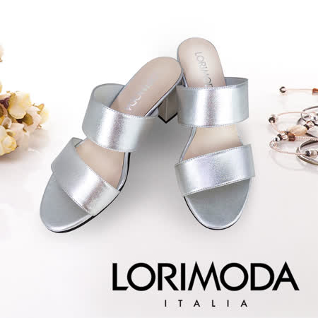 LORIMODA
一字寬帶中跟涼鞋