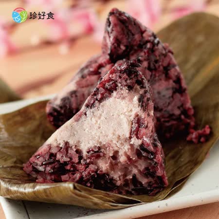 珍好食
椰香芋頭紫米粽 (6入組)