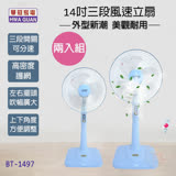 超值兩入組↘華冠 14吋三段速立扇/風扇 BT-1497