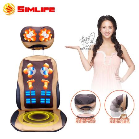 【SimLife】全背多點紓壓118↑按摩頭按摩椅墊(顏色任選)