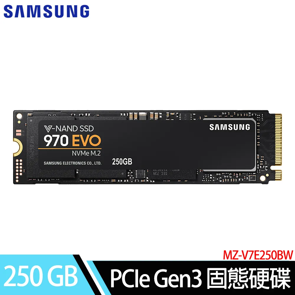 三星Samsung 970 EVO Plus 250GB NVMe M.2 固態硬碟(MZ-V7S250BW)